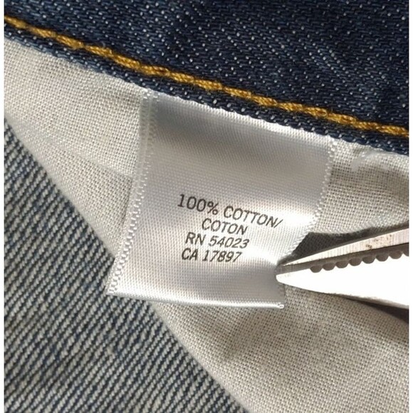 Banana Republic Jeans Mens 36x32 Blue Denim Relaxed Fit Straight Leg Casual - Picture 9 of 12